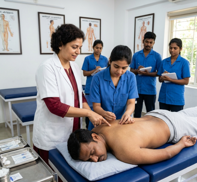 Acupuncture diploma Course in anna nagar